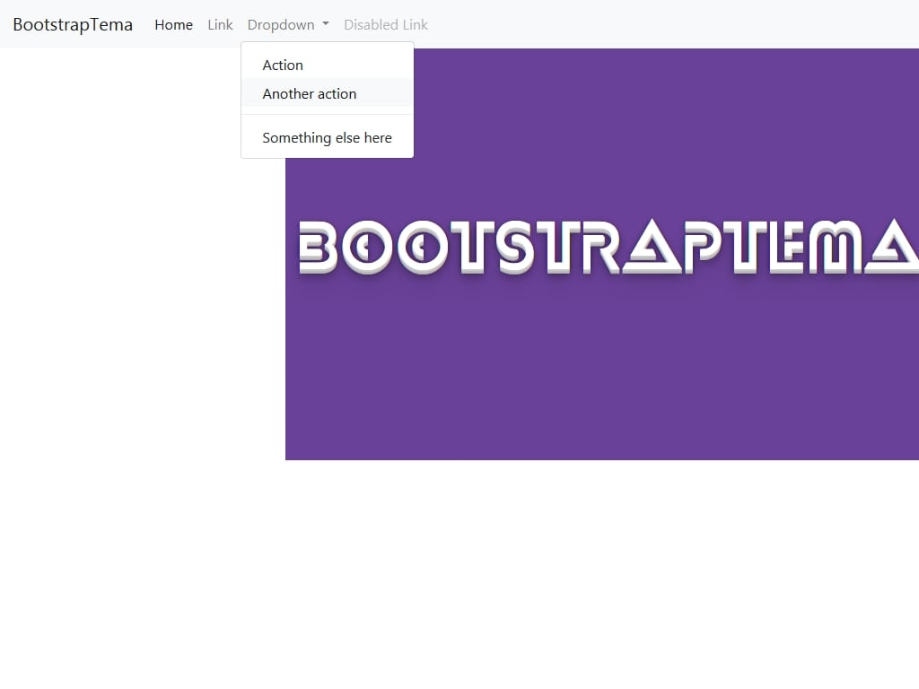 Выпадающий Dropdown список при наведении для Bootstrap 4 меню, наведите мышку на выпадающий пункт меню чтобы он открылся.