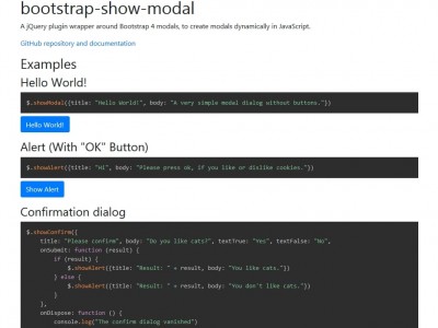 Bootstrap Show Modal