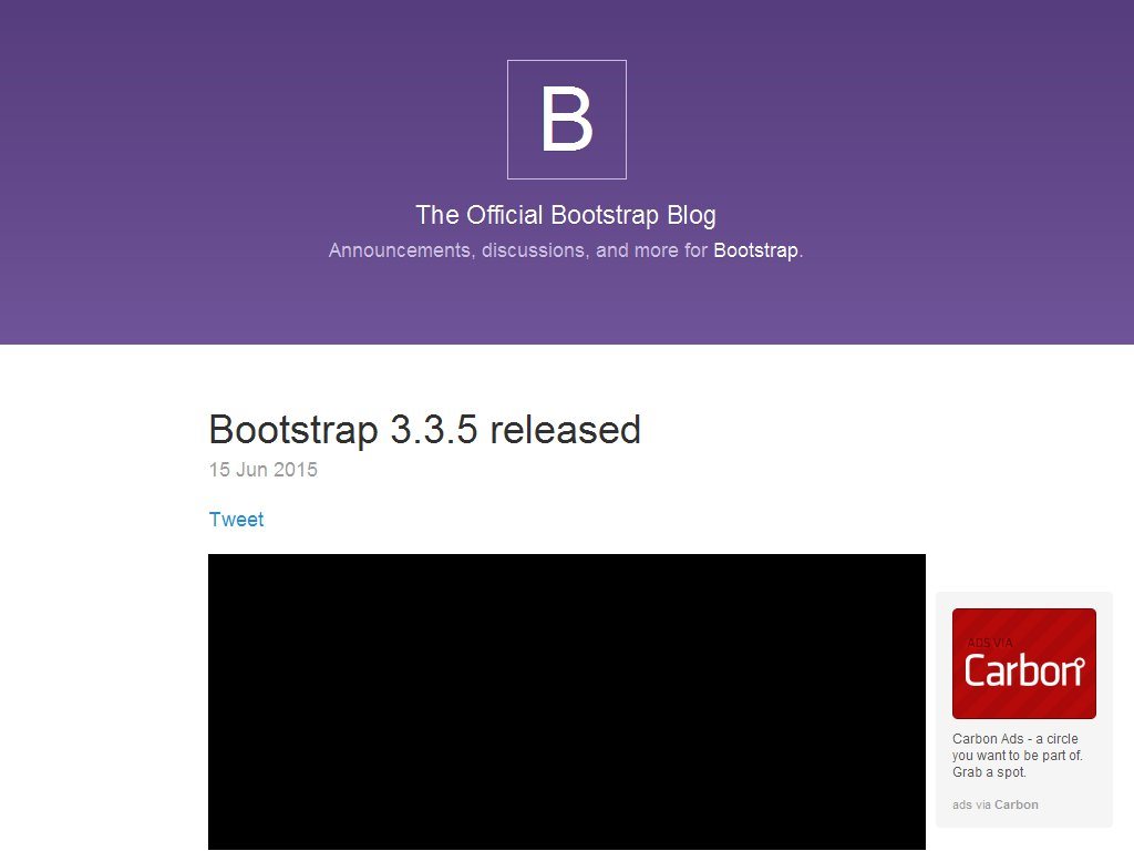 Bootstrap v3.3.5 - Улучшение
