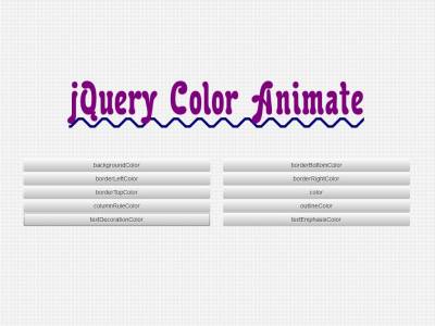 jQuery Color Animate