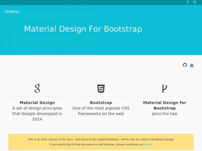 SASS Material Design for Bootstrap