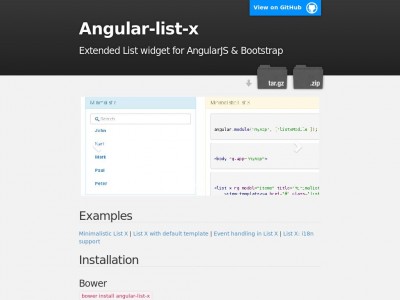 Angular-list-x