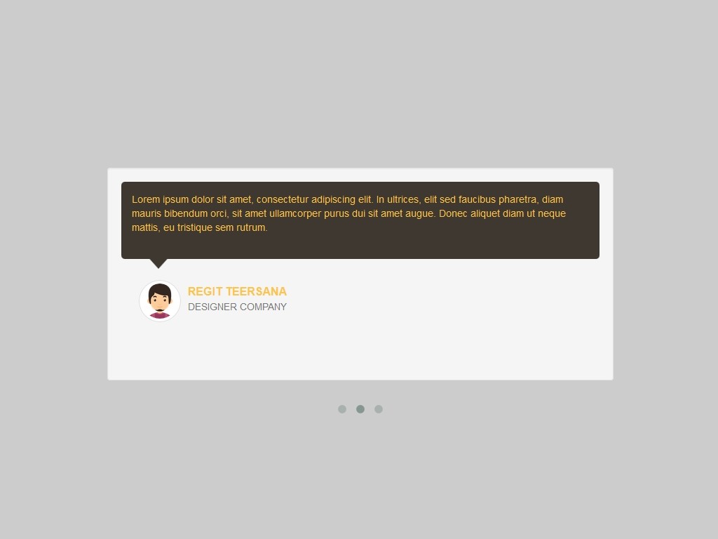 Готовый элемент прокрутки комментариев при помощи Owl Carousel Slider для сайта с подключенным Bootstrap 3, добавлены auto play, mouse drag.