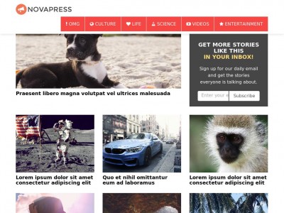 Novapress - WordPress