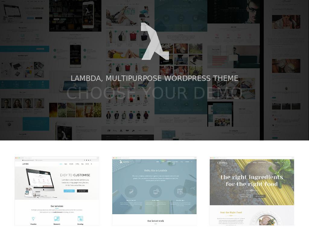 Lambda - WordPress - Премиум