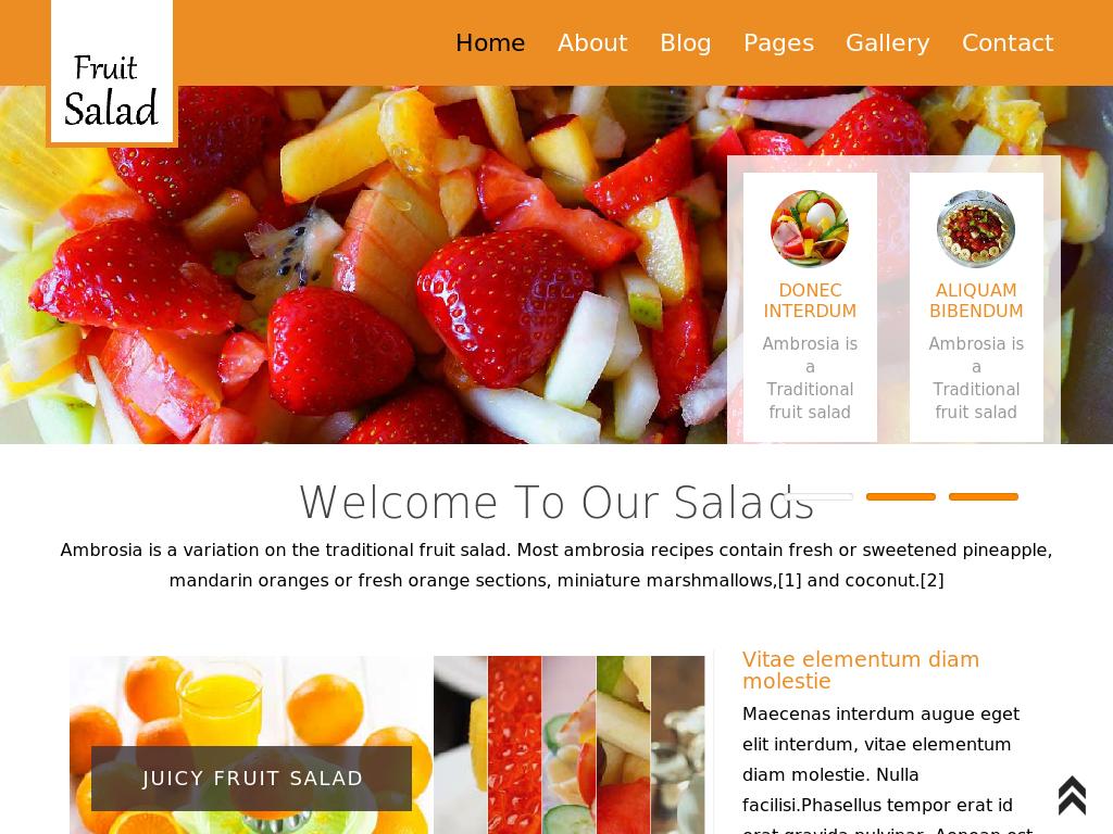 Fruit Salad - Блог