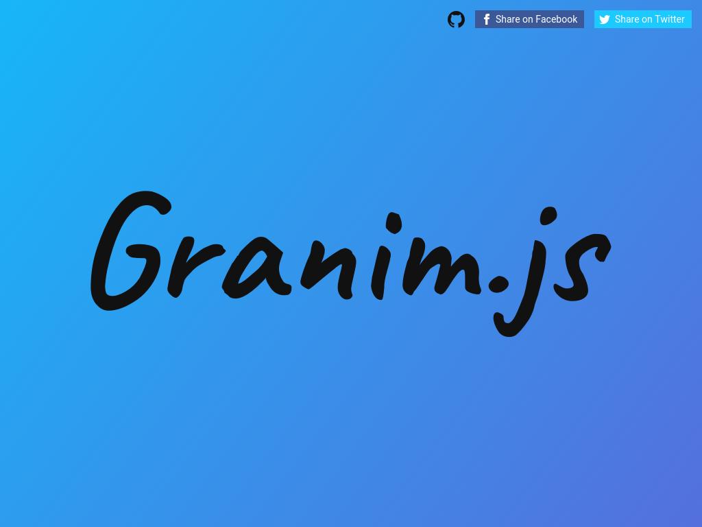 Granim.js - Дизайн