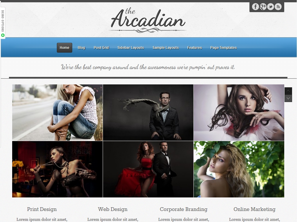 Arcadian - WordPress - Блог