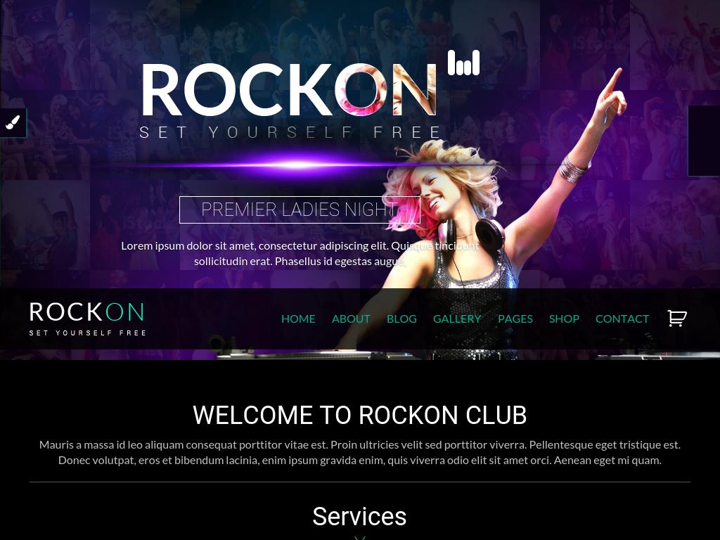 Rockon - WordPress - Премиум