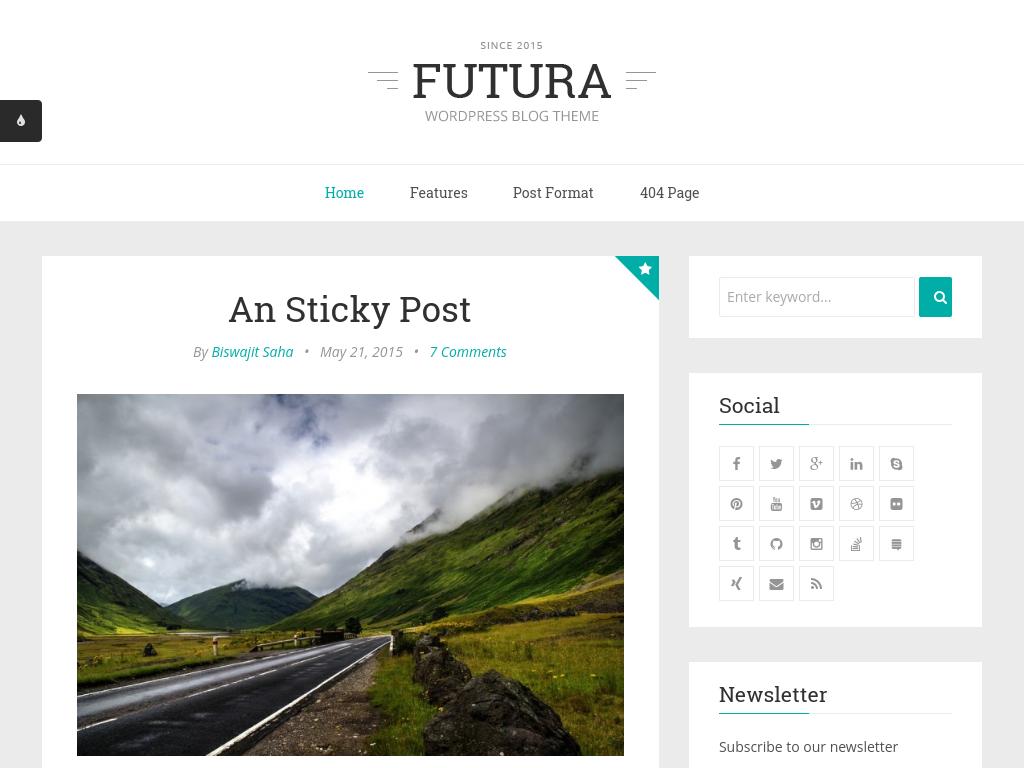 Futura - WordPress - Блог