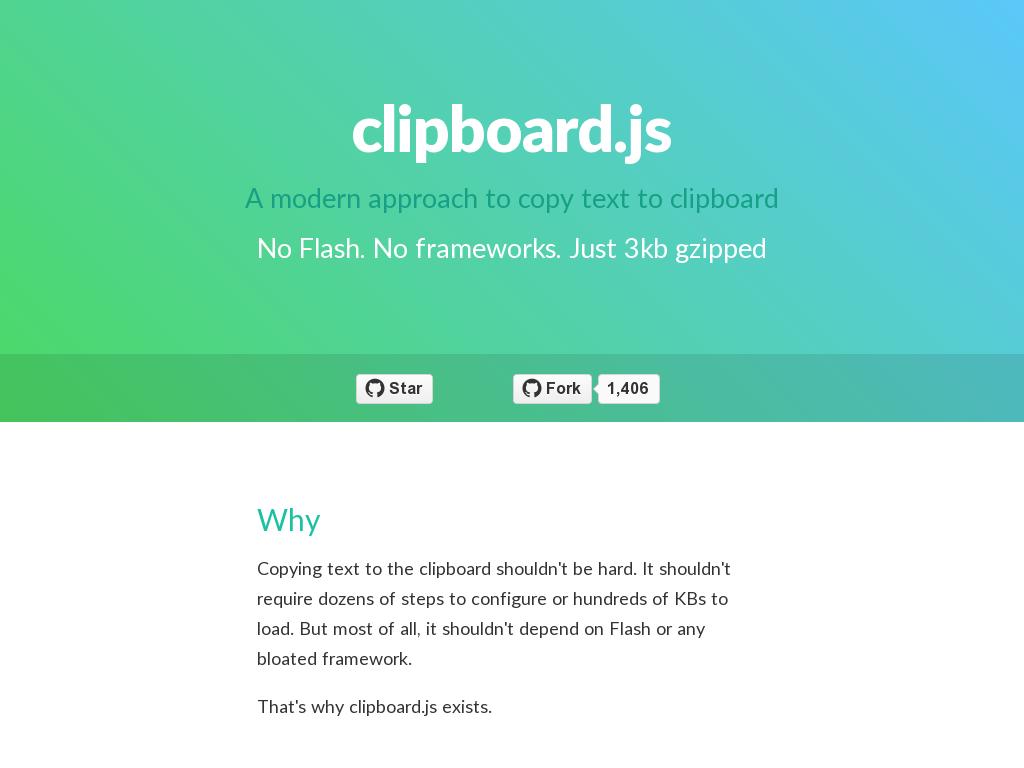 Clipboard.js - Улучшение
