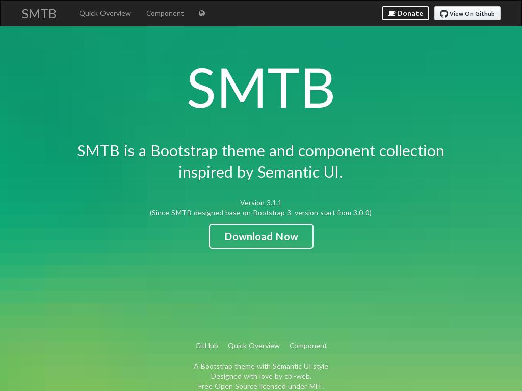 Semantic UI Bootstrap - Дизайн