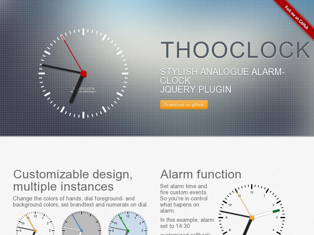 thooClock - Дизайн