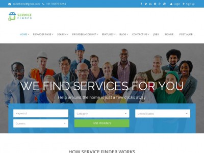 Service Finder - WordPress