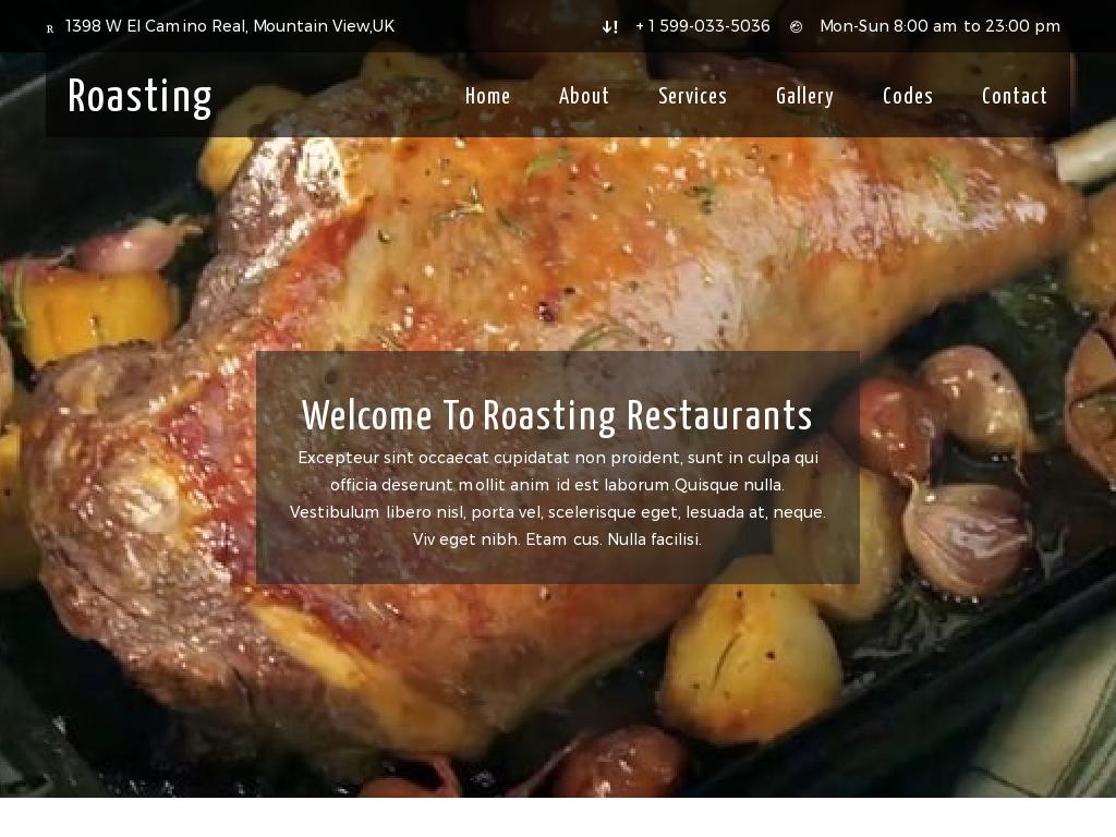 Шаблон для сайта приготовления, демонстрации и реализации пищи и кулинарных изделий, добавлено 6 HTML страниц на отзывчивой вёрстке Bootstrap 3.