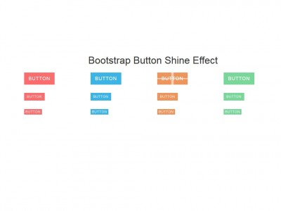 Bootstrap Button Shine Effect
