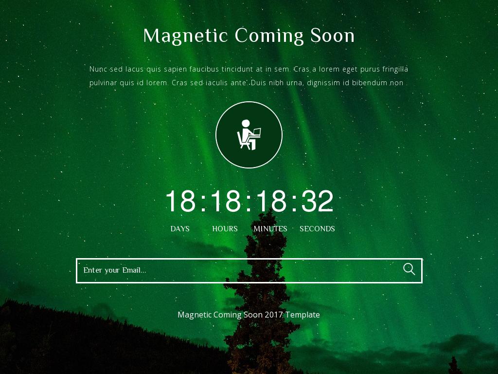 Magnetic Coming Soon - Заглушка