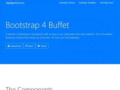Bootstrap 4 Theme Machine
