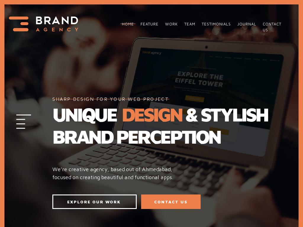 Brand Agency - Лендинг