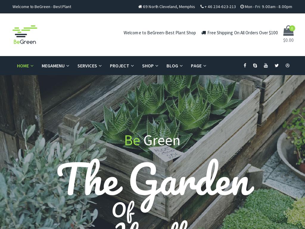 Онлайн магазин растений или садовода реализующего дачную продукцию, на 52 HTML страницах адаптивного шаблона можно сделать блог или другой тематический сайт с отзывчивой вёрсткой Bootstrap 3.