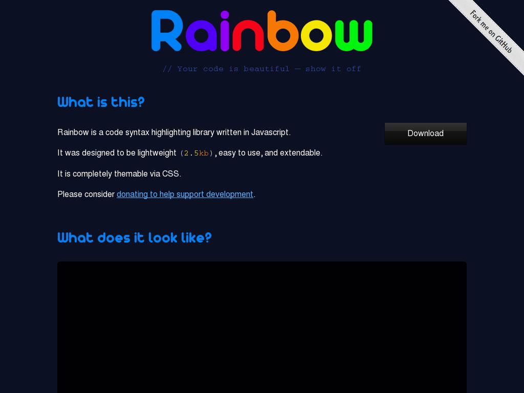 Rainbow - Дизайн