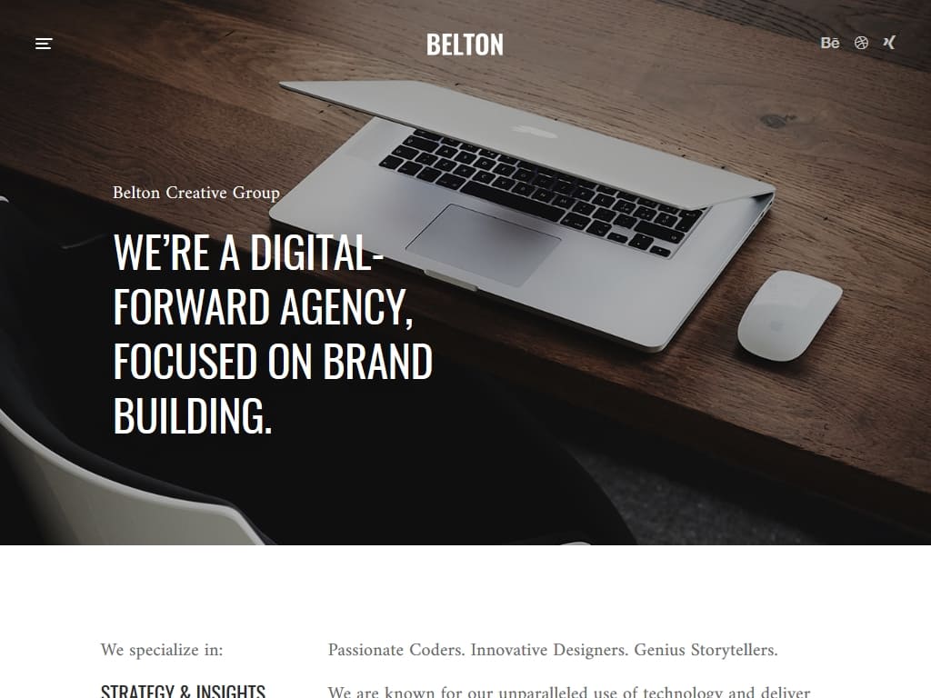 Belton - WordPress - Блог
