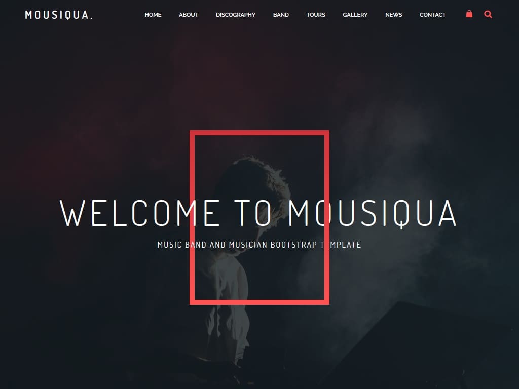 Шаблон для музыкантов, она позволяет группам и музыкантам демонстрировать свою музыку посетителям сайта, шаблон отзывчив к современным медиа устройствам.