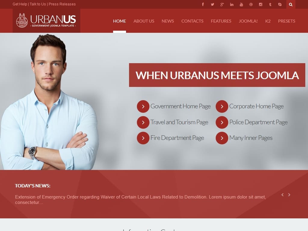 Urbanus - Joomla - Блог