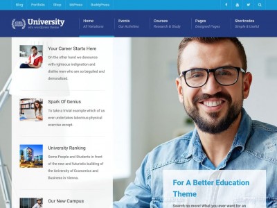 University - WordPress