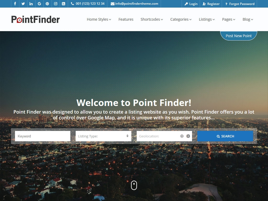 Point Finder - WordPress - Блог