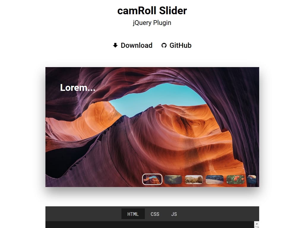 camRoll Slider - Улучшение