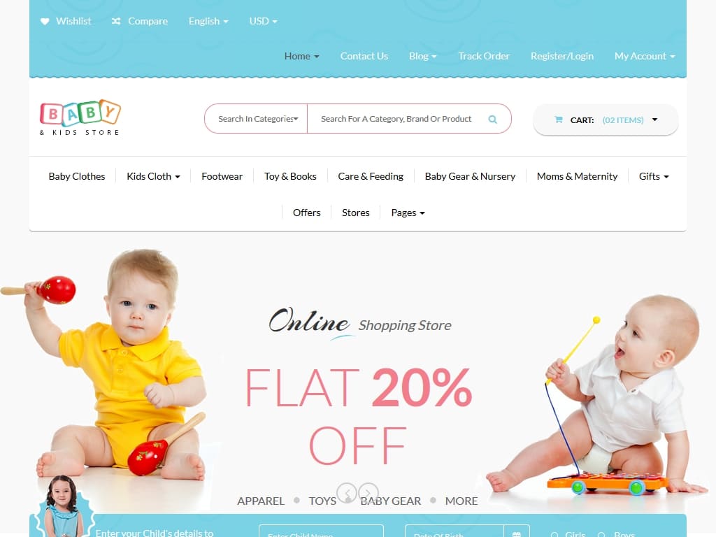 Baby & Kids Store - Магазин