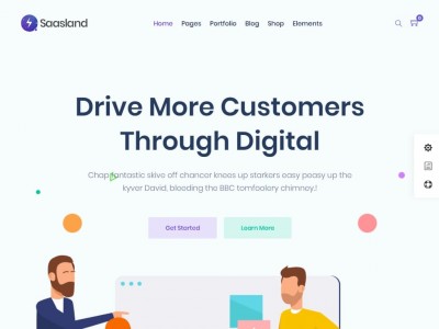 Saasland - WordPress