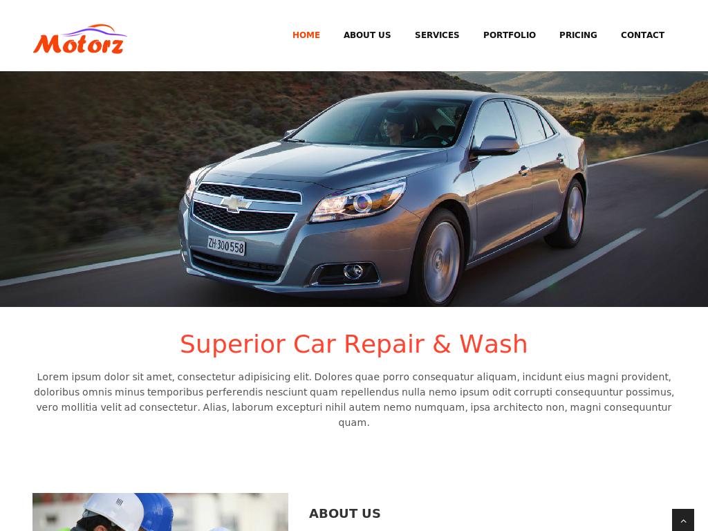 Car Repair and Wash - Портфолио