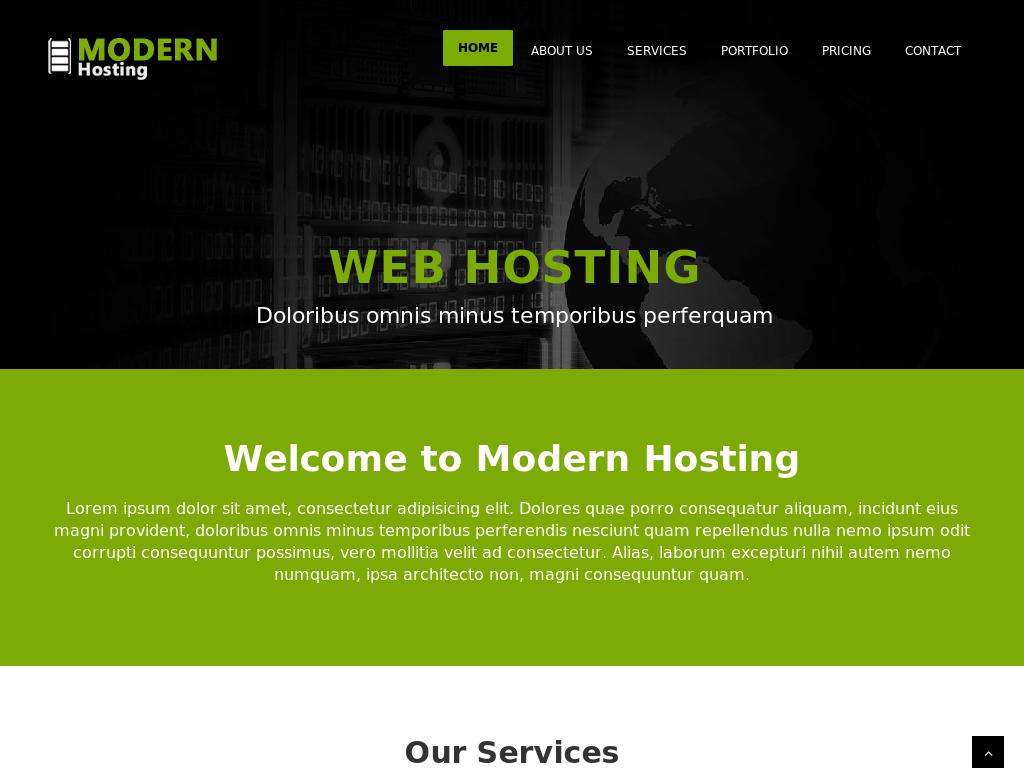 Modern Web Hosting - Портфолио