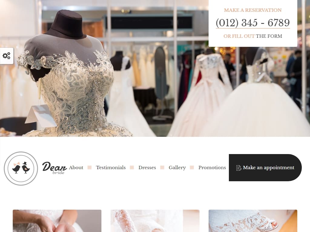 HTML шаблон одностраничного свадебного салона - это креативный, уникальный, богатый и современный шаблон, специально разработанный для свадебных салонов и компаний, связанных со свадебными салонами.