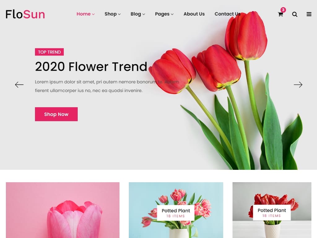 HTML шаблон цветочного магазина, элегантный и впечатляющий HTML5 шаблон для сайта цветочного магазина. Многоцелевой шаблон цветочного магазина абсолютно красивый, современный и отзывчивый.
