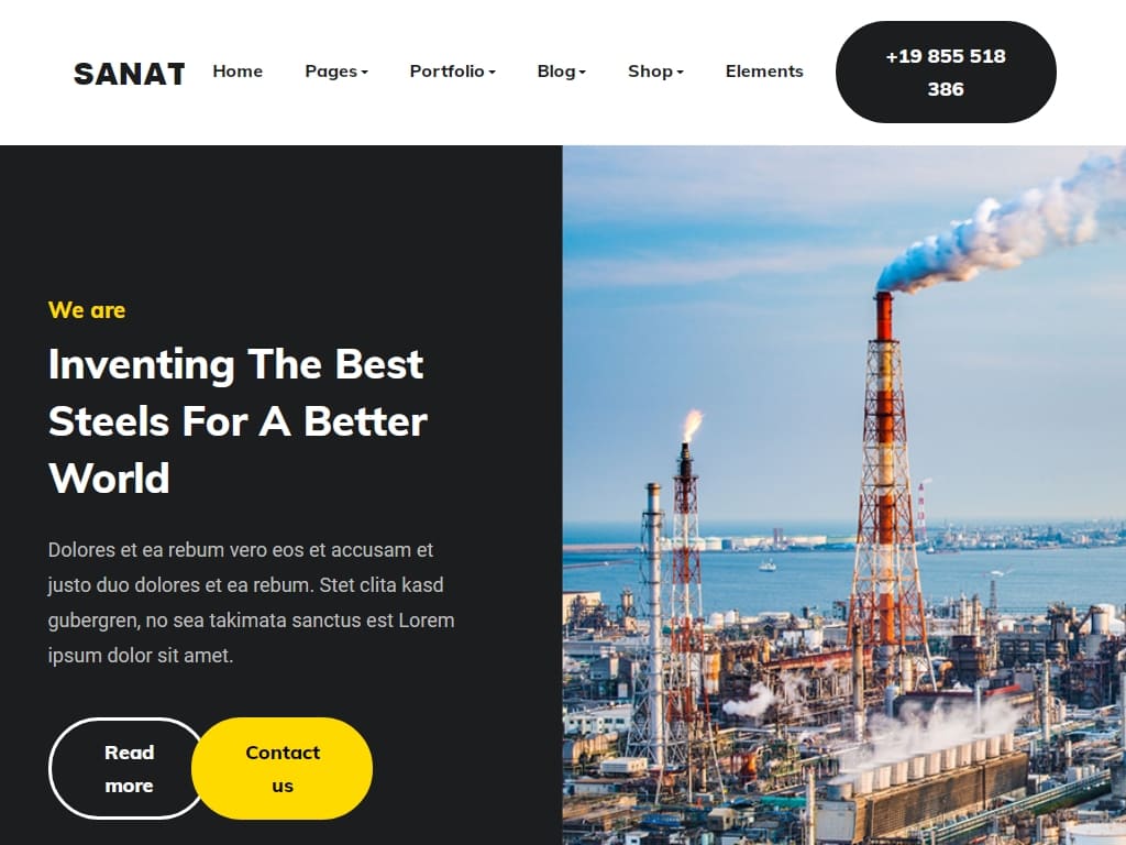 Современная модная тема Bootstrap 5 для HTML шаблонов всех предприятий, предприятий тяжелой промышленности, транспортных и логистических компаний, предприятий возобновляемой энергетики.