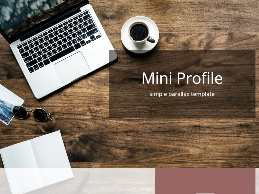 Mini Profile - Лендинг