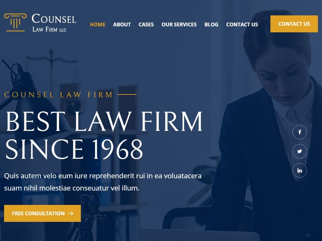 Counsel Law Firm - Портфолио