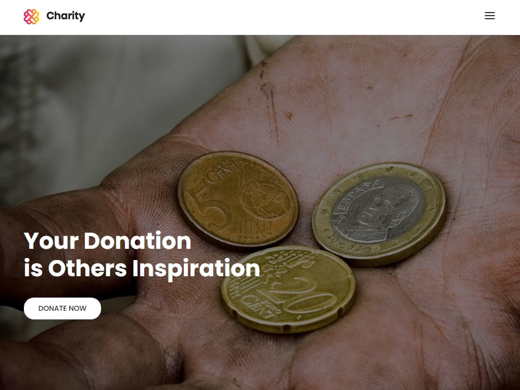 Charity TN - Лендинг