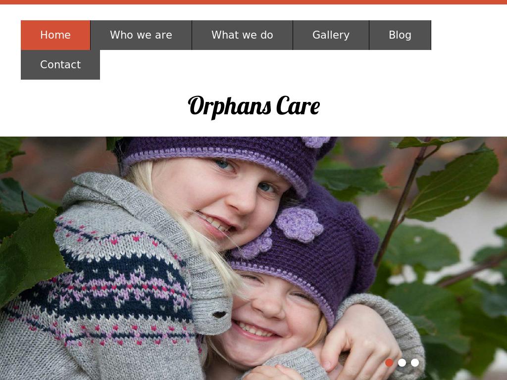 Orphans Care - Портфолио