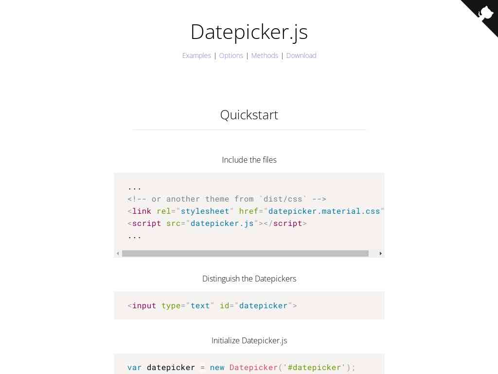 Datepicker.js - Календарь Русский - Улучшение