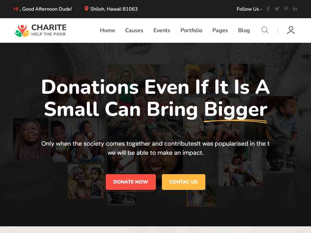 HTML шаблон, созданный специально для некоммерческих и благотворительных организаций эффективно демонстрировать свою миссию, повышать осведомленность и привлекать поддержку доноров и волонтеров.