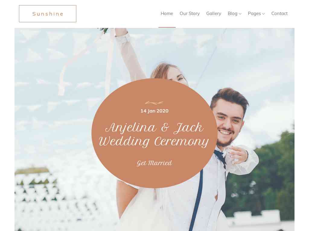 Бесплатный адаптивный шаблон свадебного сайта на Bootstrap 4 & HTML5, содержащий все, что связано со свадьбой, имеет чистый, простой и минималистичный дизайн с полностью адаптивным макетом.