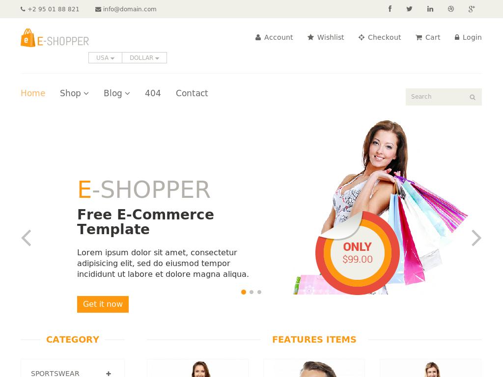 E-Shopper - Магазин