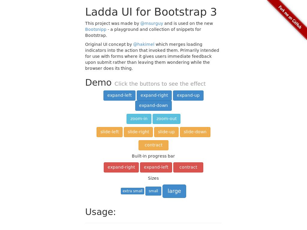 Ladda UI - Улучшение