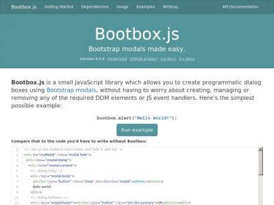 Bootbox.js