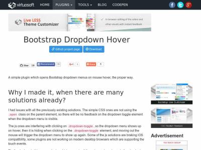 Bootstrap Dropdown Hover