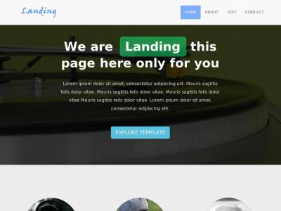 Simple Landing Page